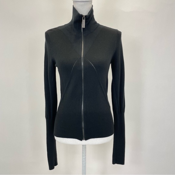 Alexander McQueen Sweaters - Alexander McQueen Puma Wool/Cashmere Cardigan Small Black